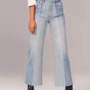 Abercrombie two toned straight leg